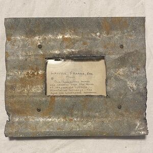 Laville Frames - Rustic Authentic Metal Picture Frame